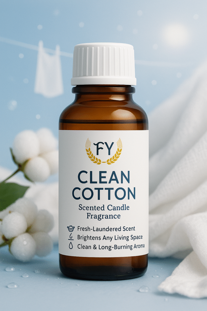 Clean Cotton Scented Candle Fragrance