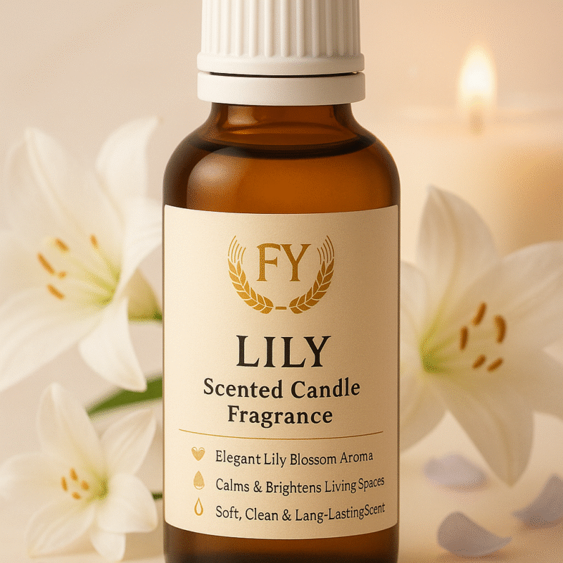 شمعة معطرة برائحة الزنبق