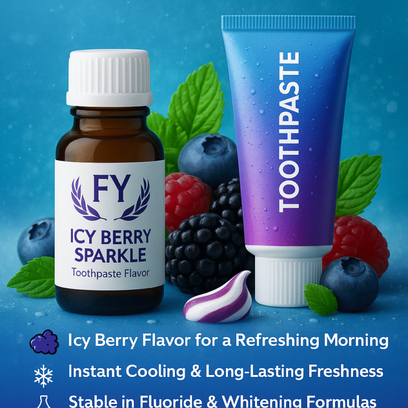 Icy Berry Sparkle Toothpaste Flavor – A Refreshing, Fruity & Cooling Sensation for the Modern Oral Care Market