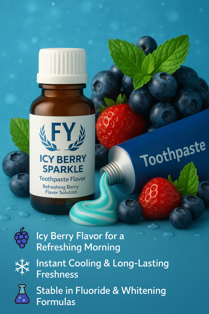 Icy Berry Sparkle Toothpaste Flavor