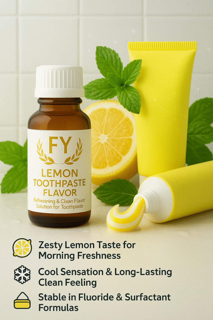 Lemon Toothpaste Flavor