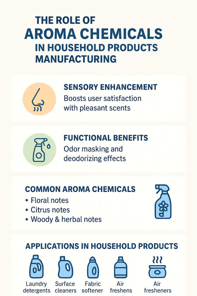 The Role of Aroma Chemicals in Household Products Manufacturing